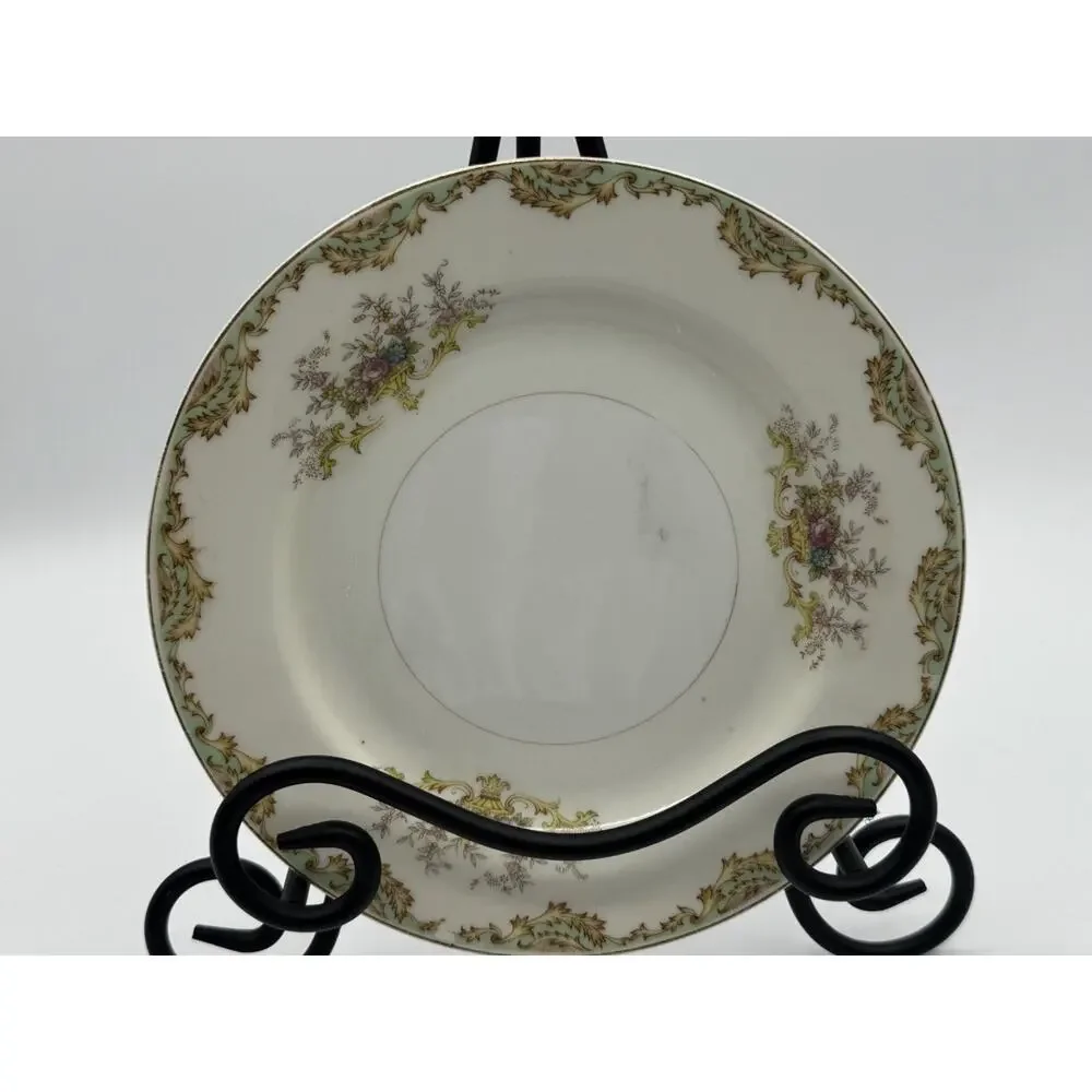 China~Made in Japan Vintage Hand Painted Bread Plates Floral Pattern 6 1/4